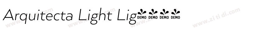 Arquitecta Light Lig字体转换